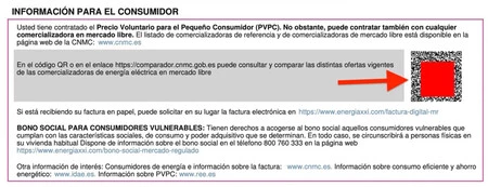 información para el consumidor